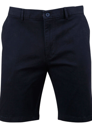 Mens Stretch Cotton Chino Shorts (WS-M9381)