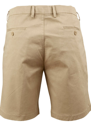 Mens Stretch Cotton Chino Shorts (WS-M9381)