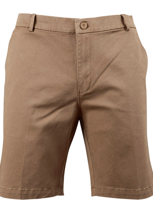 Mens Stretch Cotton Chino Shorts (WS-M9381)