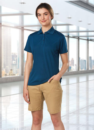 Womens Stretch Cotton Chino Shorts (WS-M9391)