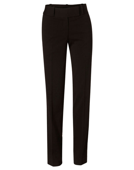 Womens Low Rise Pants In Poly / Viscose Stretch (WS-M9420)