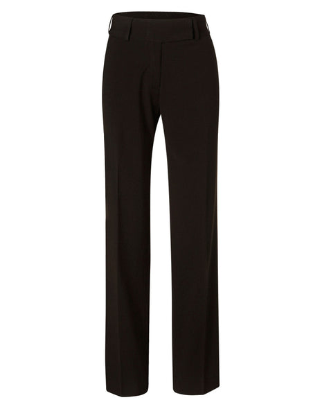 Womens Low Rise Pants In Poly / Viscose Stretch Stripe (WS-M9430)