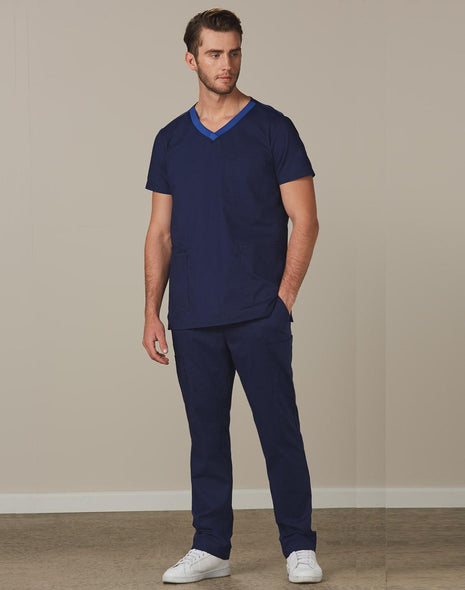 Mens Solid Colour Scrub Pants (WS-M9710)