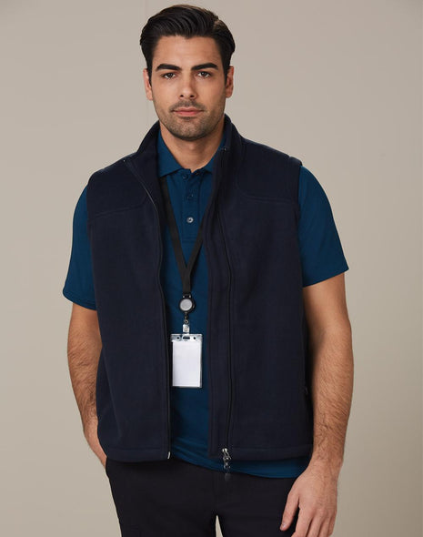 Mens Bonded Polar Fleece Vest (WS-PF09)