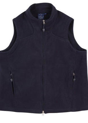 Mens Bonded Polar Fleece Vest (WS-PF09)
