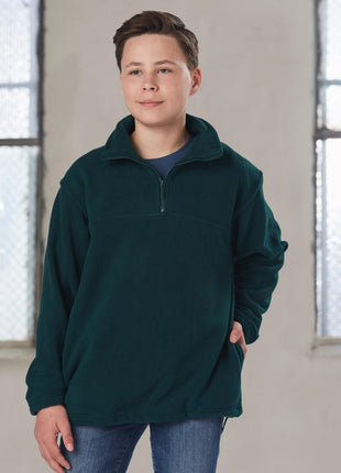 Kids Half Zip Polar Fleecy Pullover (WS-PF11)