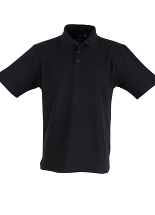 Mens Short Sleeve Pique Polo Contrast (WS-PS08)