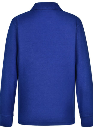 Kids 240Gsm Poly / Cotton Pique Long Sleeve Polo (WS-PS12K)