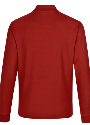 Adults Poly / Cotton Pique Long Sleeve Polo (WS-PS12)