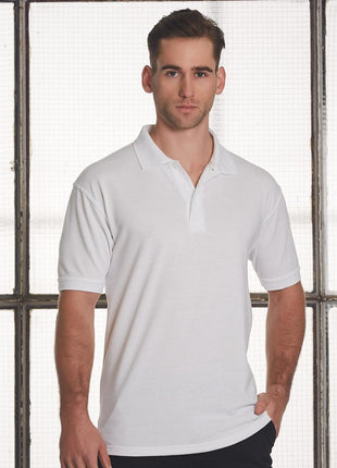 Mens Tight Pique Knit Short Sleeve Polo (WS-PS22)