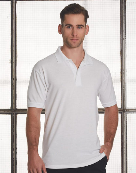 Mens Tight Pique Knit Short Sleeve Polo (WS-PS22)
