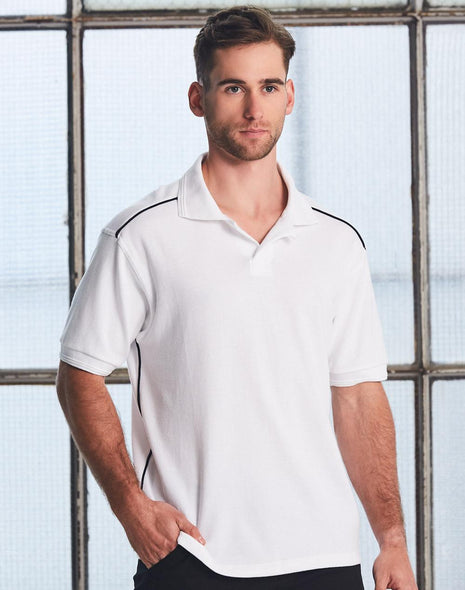 Mens Pure Cotton Contrast Piping (WS-PS25)