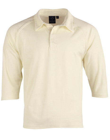 Mens 3/4 Sleeve Cricket Polo (WS-PS29Q)