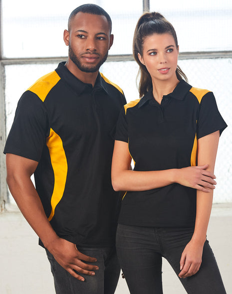 Mens TrueDry® Contrast Polo (WS-PS31-BL)