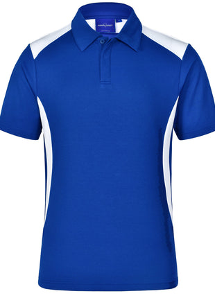 Mens TrueDry® Contrast Polo (WS-PS31-BL)