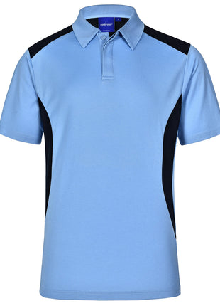 Mens TrueDry® Contrast Polo (WS-PS31-BL)