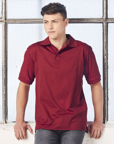 Mens Cotton Back TrueDry® Short Sleeve Polo (WS-PS33)