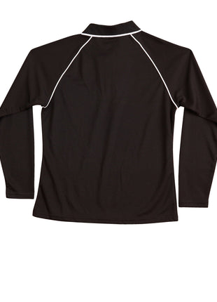 Womens CoolDry® Raglan Long Sleeve Polo (WS-PS44)