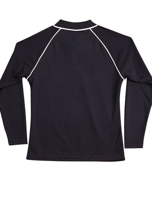 Womens CoolDry® Raglan Long Sleeve Polo (WS-PS44)