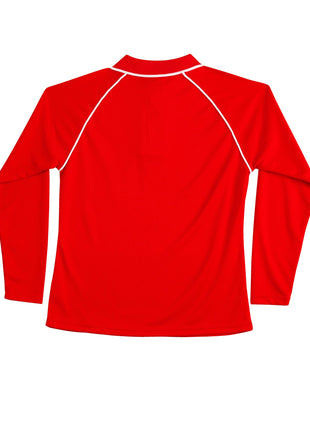 Womens CoolDry® Raglan Long Sleeve Polo (WS-PS44)