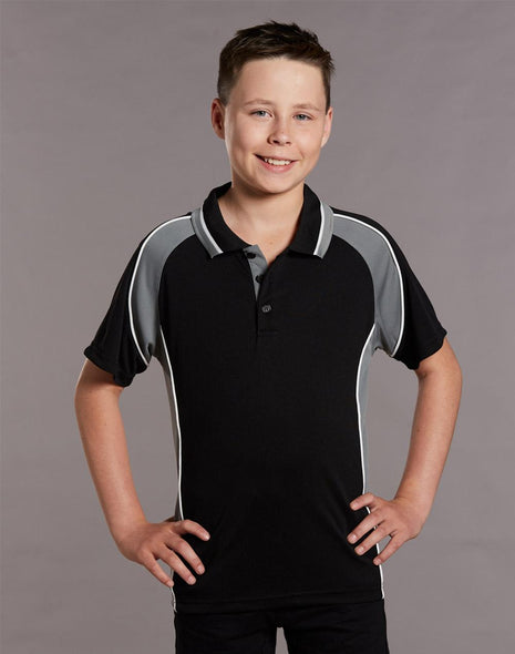 Kids Mini Waffle CoolDry® Polo (WS-PS49K)