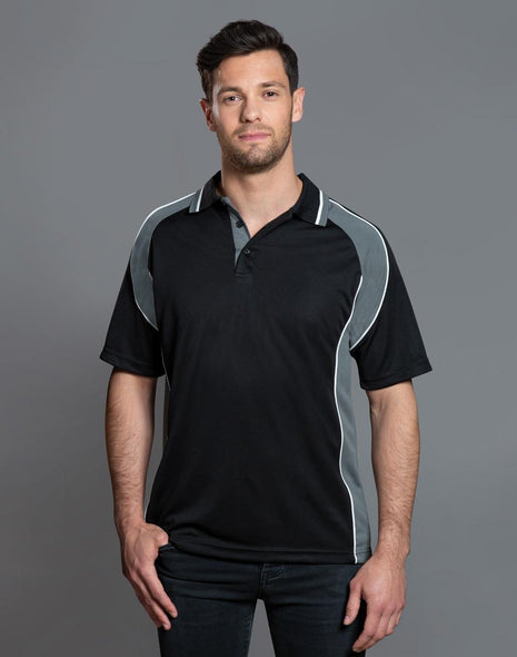 Mens Mini Waffle Coold Polo (WS-PS49)