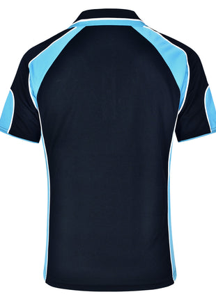 Mens CoolDry® Contrast Polo With Sleeve Panel (WS-PS61-BL)