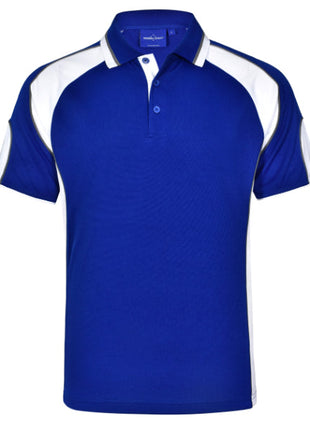 Mens CoolDry® Contrast Polo With Sleeve Panel (WS-PS61-BL)
