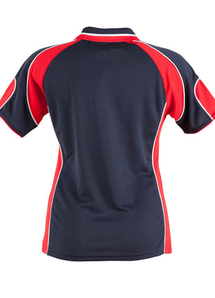 Womens CoolDry® Contrast Polo With Sleeve Panel (WS-PS62-BL)
