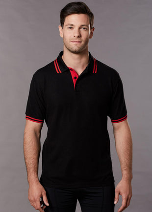 Mens TrueDry® Contrast Short Sleeve Polo (WS-PS65)