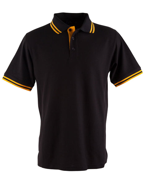 Mens TrueDry® Contrast Short Sleeve Polo (WS-PS65)