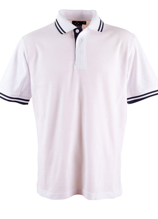 Mens TrueDry® Contrast Short Sleeve Polo (WS-PS65)