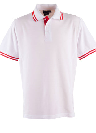 Mens TrueDry® Contrast Short Sleeve Polo (WS-PS65)