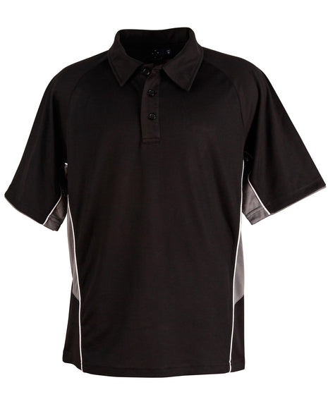 Mens Tri-Colour Short Sleeve Polo (WS-PS68)