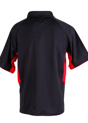 Mens Tri-Colour Short Sleeve Polo (WS-PS68)