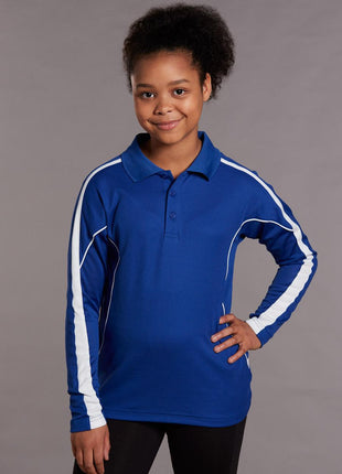Kids TrueDry® Long Sleeve Polo (WS-PS69K)