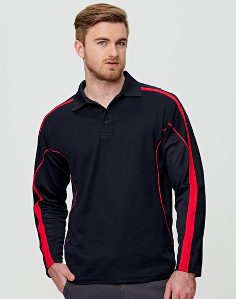 Mens TrueDry® Long Sleeve Polo (WS-PS69)