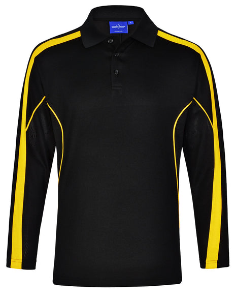 Mens TrueDry® Long Sleeve Polo (WS-PS69)