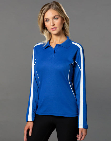 Womens TrueDry® Long Sleeve Polo (WS-PS70)