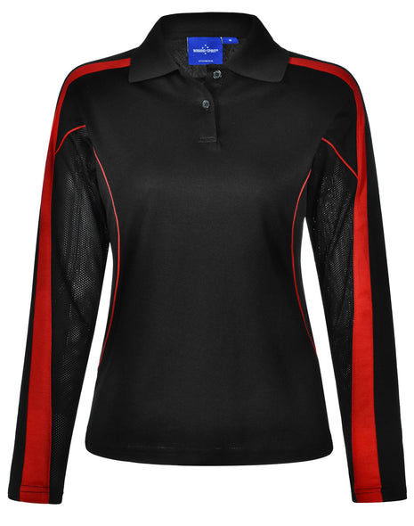 Womens TrueDry® Long Sleeve Polo (WS-PS70)