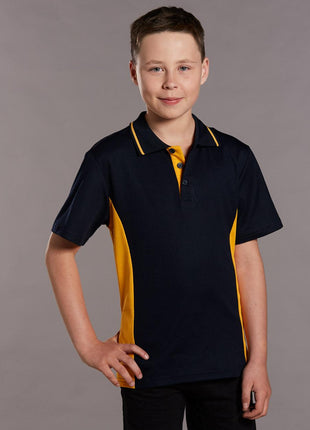 Kids TrueDry® Contrast Short Sleeve Polo (WS-PS73K-BL)
