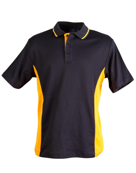 Mens TrueDry® Contrast Short Sleeve Polo (WS-PS73-BL)