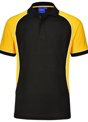Kids TrueDry® Tri-Colour Short Sleeve Pique Polo (WS-PS77K)