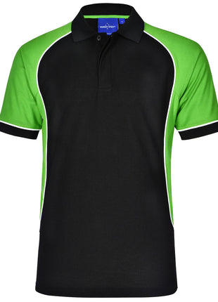 Kids TrueDry® Tri-Colour Short Sleeve Pique Polo (WS-PS77K)