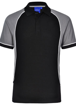 Kids TrueDry® Tri-Colour Short Sleeve Pique Polo (WS-PS77K)