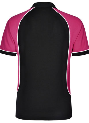 Kids TrueDry® Tri-Colour Short Sleeve Pique Polo (WS-PS77K)