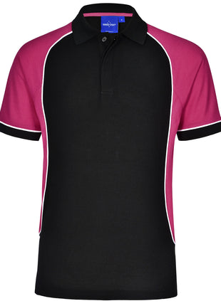 Kids TrueDry® Tri-Colour Short Sleeve Pique Polo (WS-PS77K)