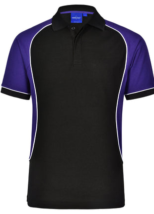 Kids TrueDry® Tri-Colour Short Sleeve Pique Polo (WS-PS77K)