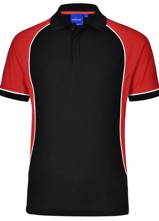 Kids TrueDry® Tri-Colour Short Sleeve Pique Polo (WS-PS77K)