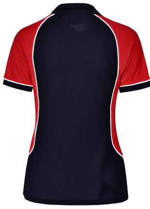 Womens TrueDry® Tri-Colour Short Sleeve Pique Polo (WS-PS78)